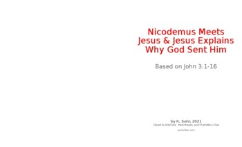 Preview of Jesus Explains to Nicodemus Why God Sent Him (BOOKLET)