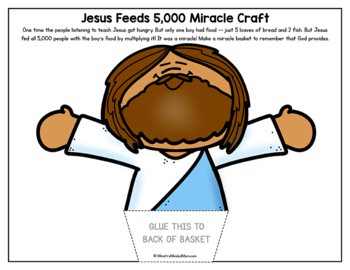 FREE Jesus Feeds 5,000 Playdoh Craft