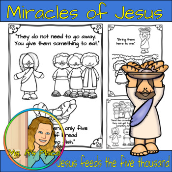 Jesus Feeds the Five Thousand Coloring Book by Bookmarks and More