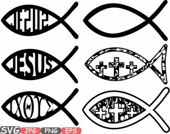 Download Jesus Fish Religious Symbol Christ Bible Sign Icons God Clipart Svg Cross 486s