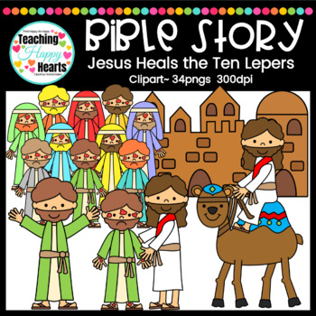 Preview of Jesus Heals the Ten Lepers Clipart
