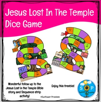 Jesus Lost and Found in the Temple Dice Game by Sunflower Promises