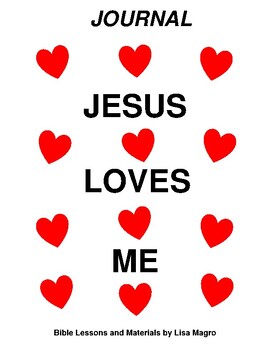Preview of Jesus Loves Me Journal - Customized Journal Pages
