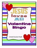 Jesus Loves Me Valentine Bingo Cards