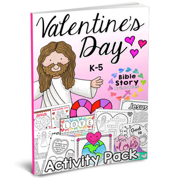 Preview of Jesus Loves You: Valentine's Day Activity Pack
