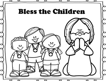 Jesus Loves The Little Children (Coloring Book)