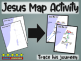 Jesus Map Activity: follow-along PPT & map handout trackin