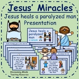 Jesus' Miracles PowerPoint presentation : Jesus heals a pa