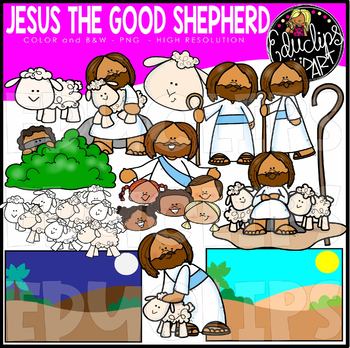 shepherd sheep clipart