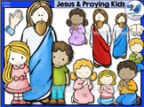 Jesus With Kids Clip Art - Whimsy Workshop Teaching