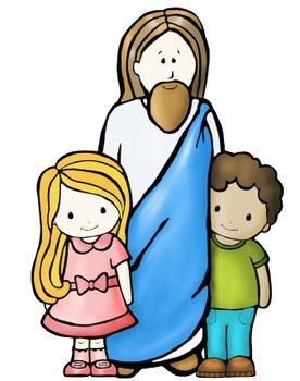 jesus clipart black and white for kids