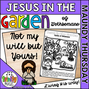 Preview of Jesus in the Garden of Gethsemane (Worksheets)