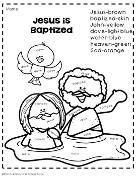 jesus is baptized