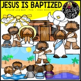 Jesus is Baptized Clip Art Set {Educlips Clipart}