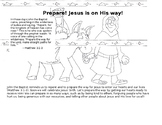 Jesus is Coming! Advent Placemat Coloring Activity