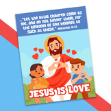 Jesus is Love Poster