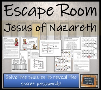 Preview of Jesus of Nazareth Escape Room Activity