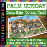 Jesus on a Donkey Palm Sunday Craft | Christian Easter Cra