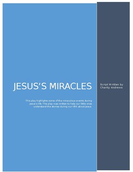 Preview of Jesus's Miracles-Play for VBS