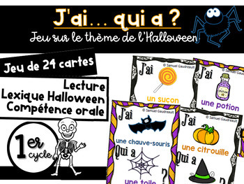 Preview of Jeu « J'ai... Qui a ? » -  L'Halloween