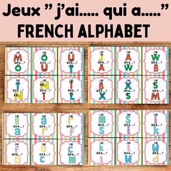 French Alphabet Letters Game - Jeu 