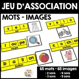 Jeu d'association mots - images Fusionner French Blending 