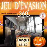 Jeu d'évasion Halloween Français FLE  A1-A2, digital Escap