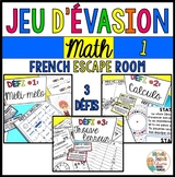 Jeu d'évasion de math 1 - Calculs - French Math Escape Room Games