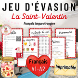 Jeu d'évasion La Saint-Valentin Français A1-A2 printable E