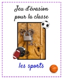Jeu d'évasion (French Escape Room):  les sports (Canada)