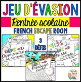 Jeu d'évasion- Rentrée scolaire - French Escape Game for B