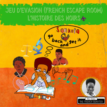Preview of Jeu d'évasion: l'Histoire des Noirs (French escape room: Black History)