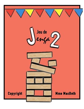 Preview of Jeu de JENGA (Niveau 2)