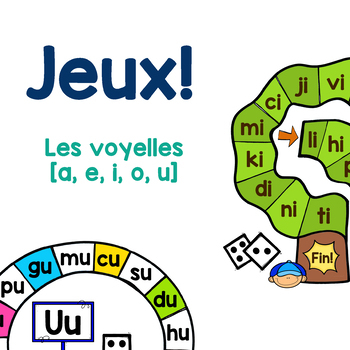 Jeu De Voyelles French Vowel Games A E I O U By Hope In The Classroom