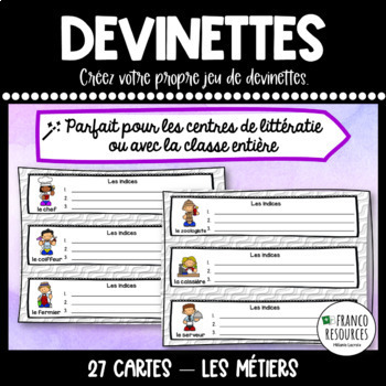 Devinettes Teaching Resources Teachers Pay Teachers