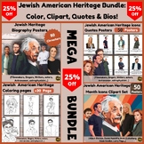 Jewish American Heritage Month Mega Bundle: Coloring, Clip