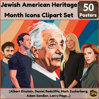 Preview of Jewish American Heritage Month Clipart Set | Jewish American Heritage month