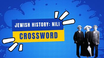 Preview of Jewish History: NILI Crossword Puzzle