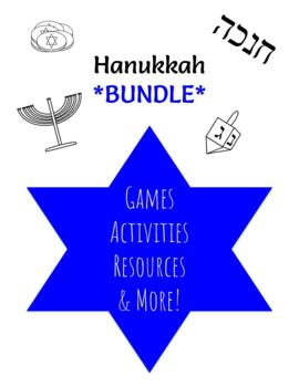 Preview of Jewish Holiday Hanukkah Bundle!