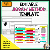 Jigsaw Method Template - For Any Topic!