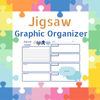Preview of Jigsaw Activity Graphic Organizers for ANY TEXT!