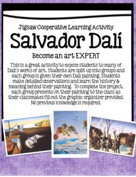 Preview of Jigsaw Art Gallery Activity: Salvador Dalí