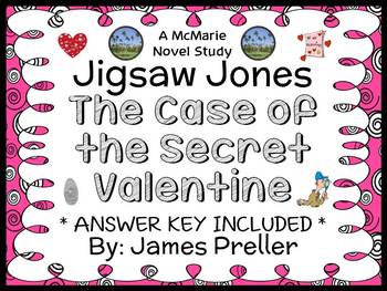 Preview of Jigsaw Jones: The Case of the Secret Valentine (James Preller) Novel Study