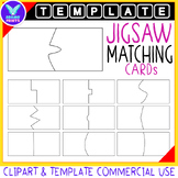 Jigsaw Matching Cards Templates Clip Art / Puzzle Cards Ga