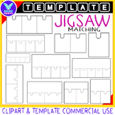 Jigsaw Matching Templates Clip Art / Top Section Puzzle Ga