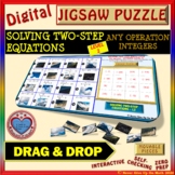 Jigsaw Puzzle: 2-step equation L 2 (All Operations-INTEGER