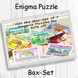 Jigsaw Puzzle| Box-Set of 8 Puzzles| Enigma Online Puzzle| Game