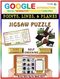 Jigsaw Puzzle: Points, Lines, & Planes (Google & Hard Copy