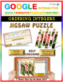 Jigsaw Puzzle:Ordering Integers (Google Interactive & Hard Copy)