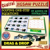 Jigsaw Puzzle: Solve 1-step equation by Adding or Subtract